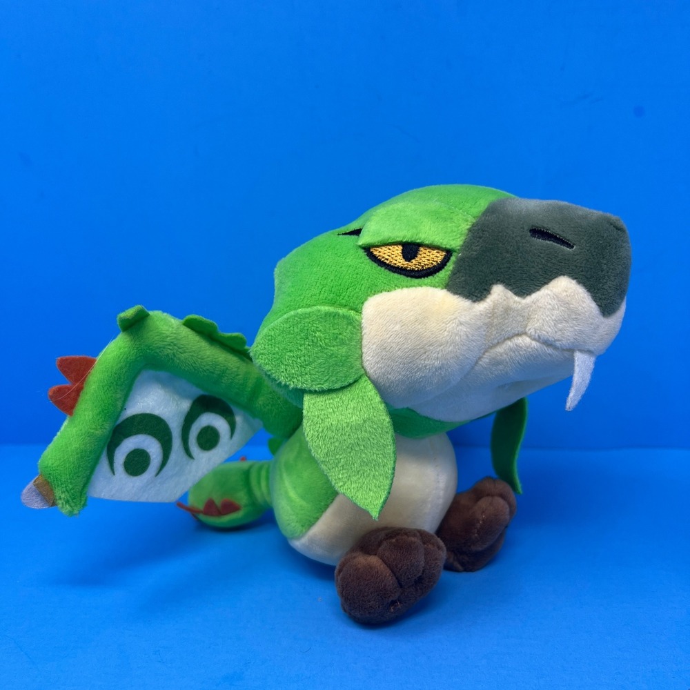 Capcom Monster Hunter Rathian Plush Small Green Dragon Wyvern Video Game Toy - Picture 4 of 16